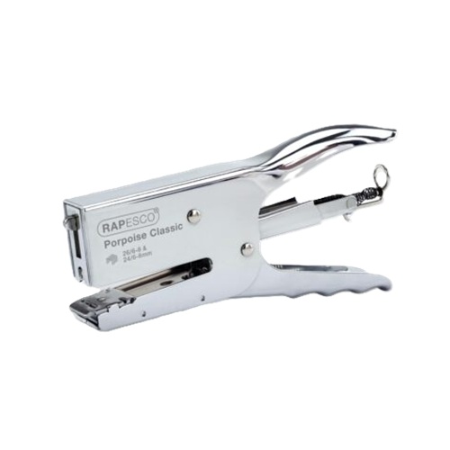 Nietmachines, tapedispensers, mesjes en scharen